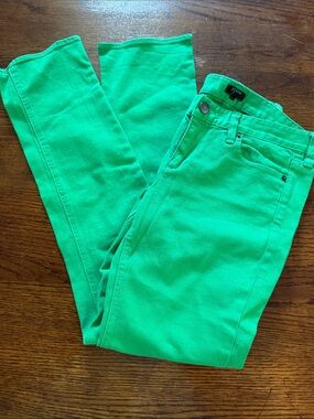 J. Crew kelly Green Skinny Jeans